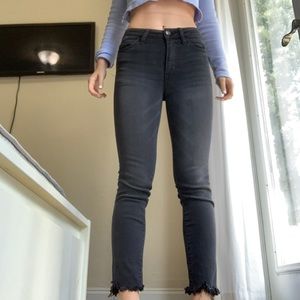 Skinny jeans black high rise
